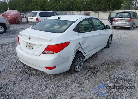 2017 Hyundai Accent Se from USA, damaged, VIN KMHCT4AE6HU327153